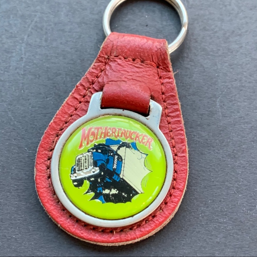 MOTHER TRUCKER🎄Vintage Keychain OR Ornament